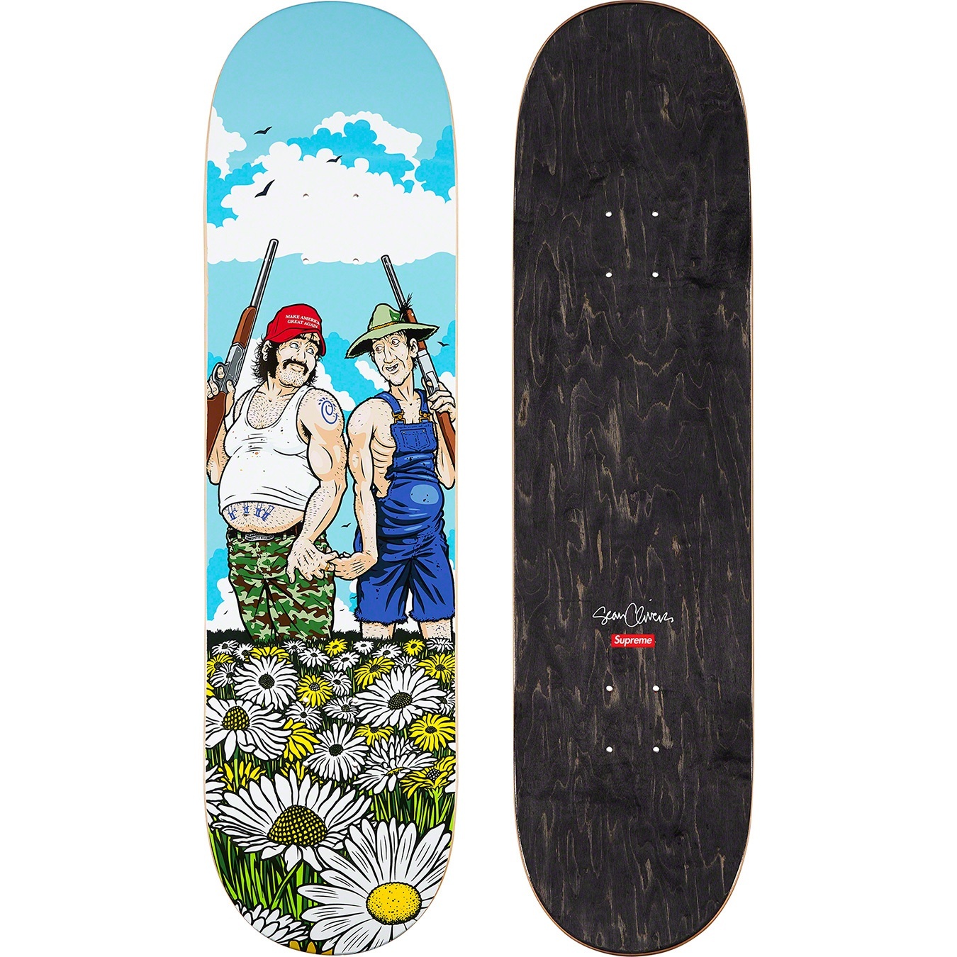 Nuns N Guns Skateboard view 3